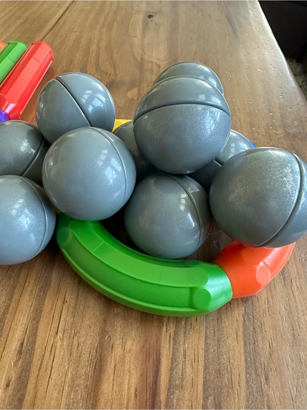 Colorful Magnetic Construction Rods and Balls Multi-Color Kids Building Set